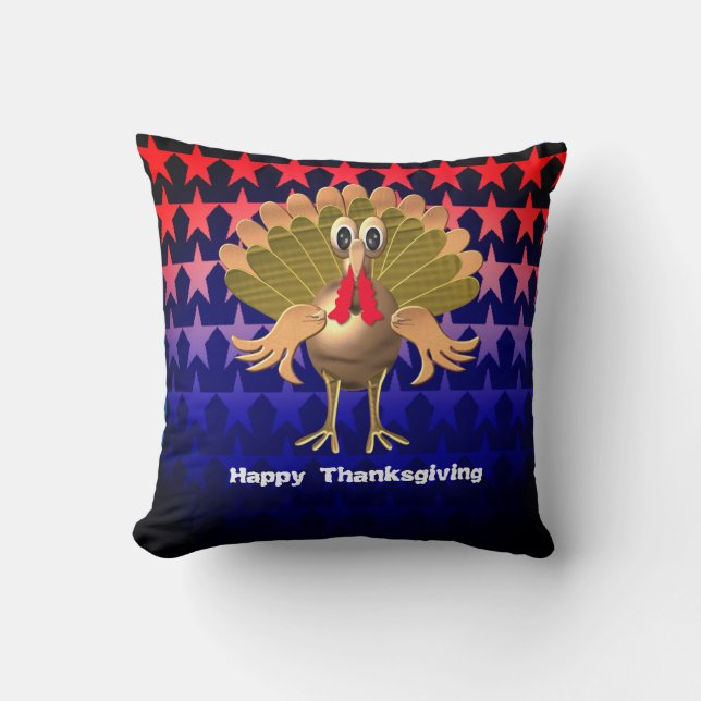 Happy thanksgiving Turkiet,Personlig Kudde (Framsida)