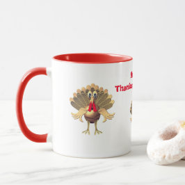 Happy thanksgiving Turkiet, personlig Mugg