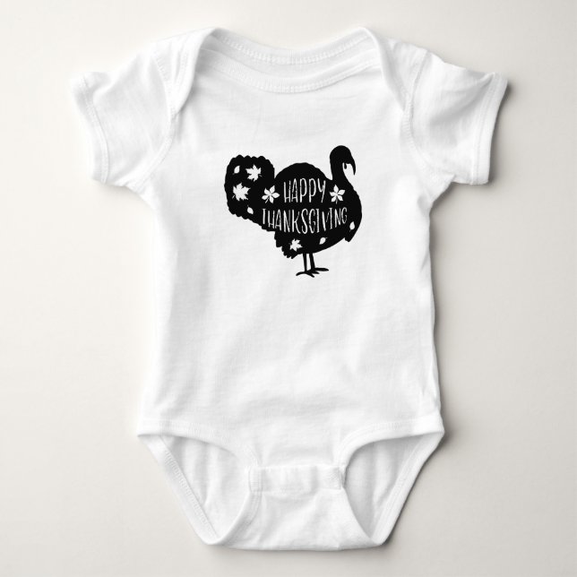 Happy thanksgiving Turkiet T Shirt (Framsida)