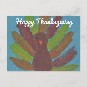 happy thanksgiving Turkiet Vykort
