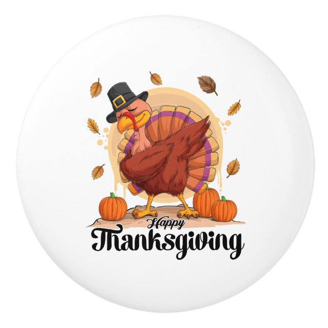 Happy thanksgiving Typografi Knopp (Framsidan)