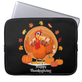 Happy thanksgiving Typografi Laptop Fodral