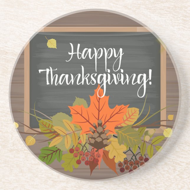 happy thanksgiving underlägg (Framsidan)