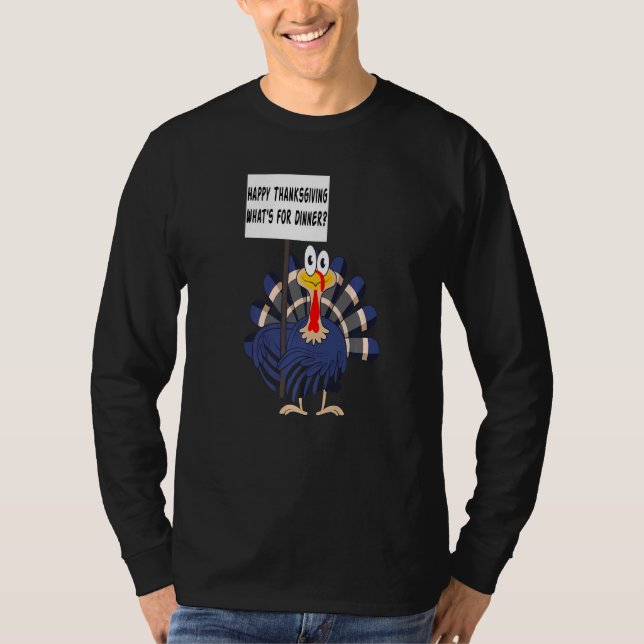Happy thanksgiving, vad är för middagsdagen i Turk T Shirt (Framsida)