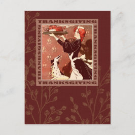 Happy thanksgiving. Vintagens vykort