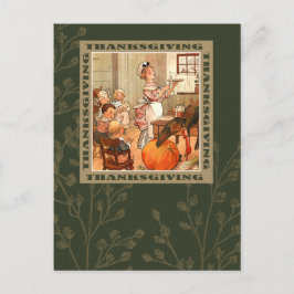 Happy thanksgiving. Vintagens vykort