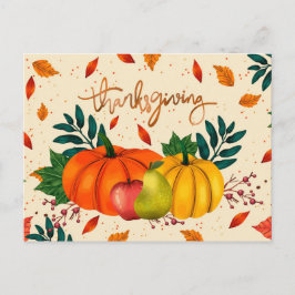 Happy thanksgiving vykort