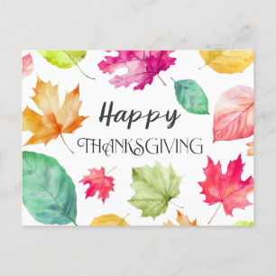 Happy thanksgiving vykort