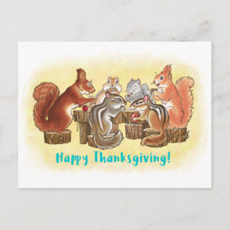 happy thanksgiving! vykort