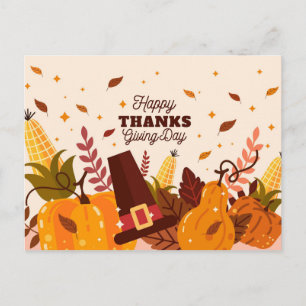 happy thanksgiving vykort