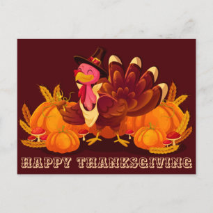 happy thanksgiving vykort