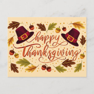 Happy thanksgiving vykort