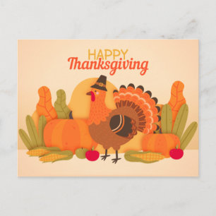 happy thanksgiving vykort
