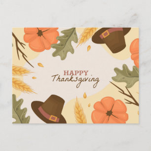 happy thanksgiving vykort