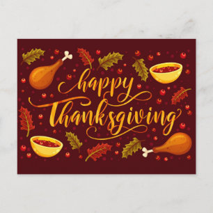 happy thanksgiving vykort