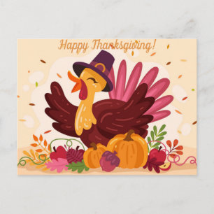 Happy thanksgiving vykort