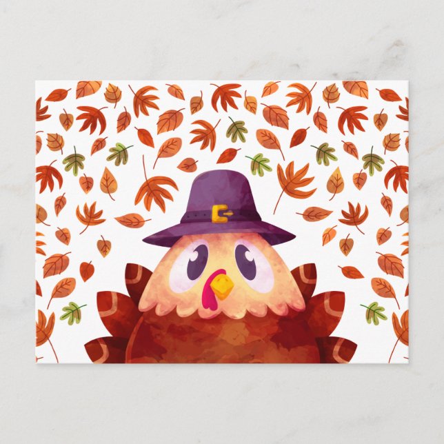 Happy thanksgiving vykort (Framsida)