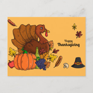 Happy thanksgiving vykort