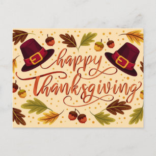 happy thanksgiving vykort