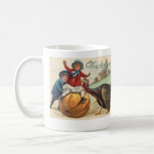 Happy thanksgivingdag! (Americana vintage) Kaffemugg