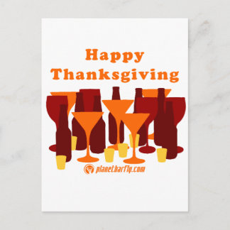 Happy thanksgivingexponeringsglas helg vykort