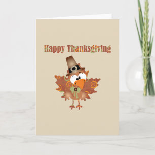 Happy thanksgivinghälsningkort helgkort