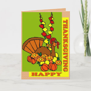 Happy thanksgivingkort helgkort