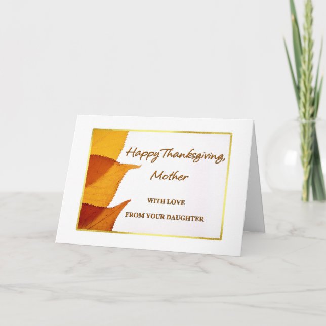 Happy thanksgivingmor med kärlek från din Daug Helgkort (Framsida)