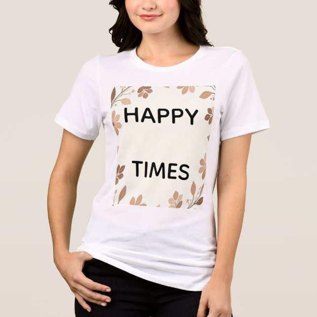 Happy time t shirt (Framsida)