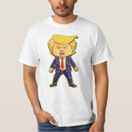 Happy Trump Lapel Pin Meme Angry Trump Pop Art T Shirt
