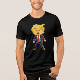 Happy Trump Lapel Pin Meme Angry Trump Pop Art T Shirt