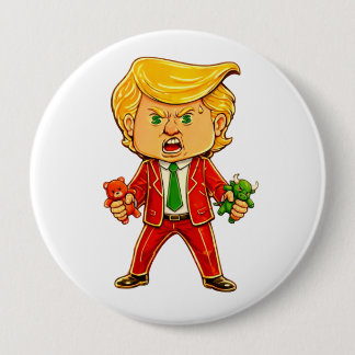 Happy Trump Pin Funny Trump Bull Bear Trump Meme Knapp