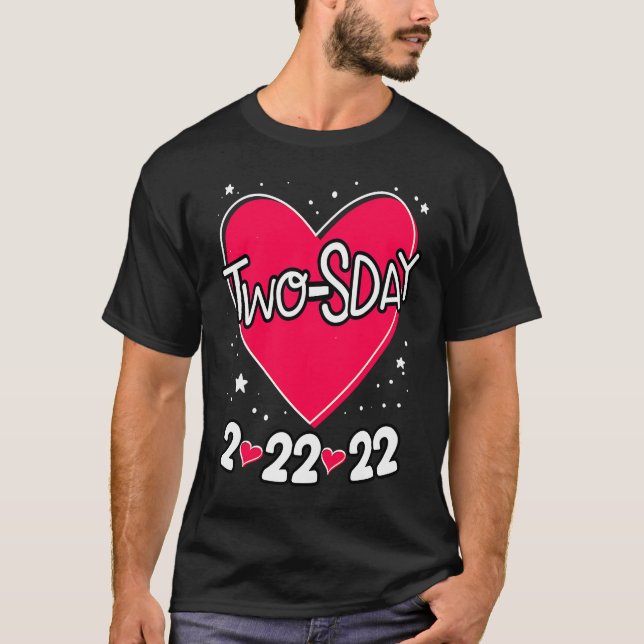 Happy Twosday 22222 2sday 2nd grade Teachers Tuesd T Shirt (Framsida)