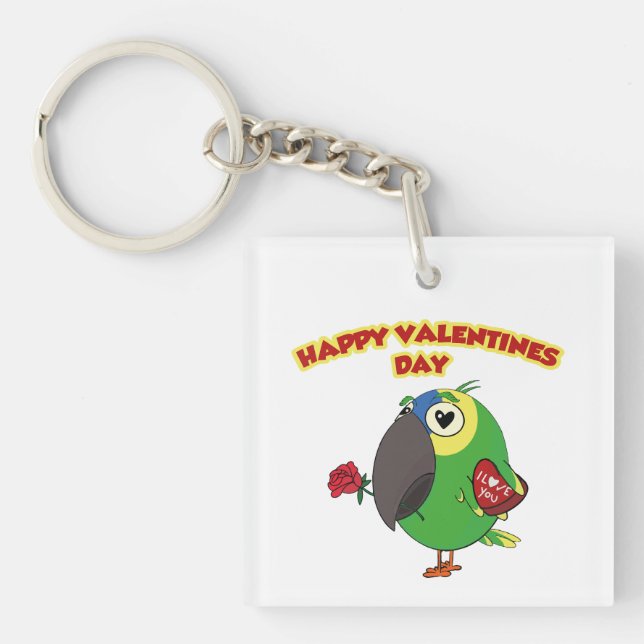 happy valentine parrot (Framsidan)