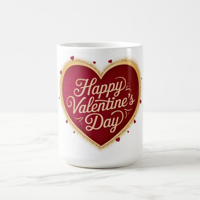 Happy Valentine’s Day -2 Kaffemugg (Center)