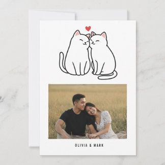 Happy Valentine’s Day Custom Photo Collage Holiday Julkort