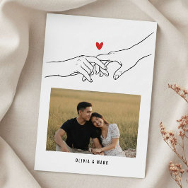 Happy Valentine’s Day Custom Photo Collage Holiday Julkort