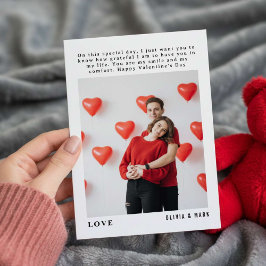 Happy Valentine’s Day Custom Photo Collage Julkort