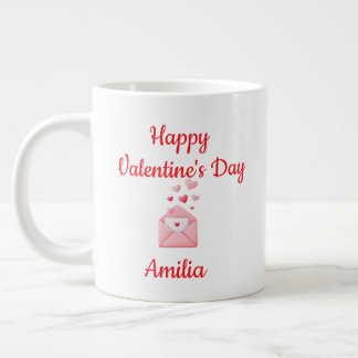 Happy Valentine’s Day Cute Love Mug Jumbo Mugg