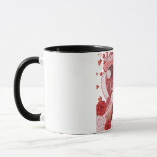 Happy Valentine’s Day Heart Design – Romantic Love Mugg
