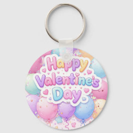 Happy Valentine’s Day Keychain | Romantic Love Key Nyckelring