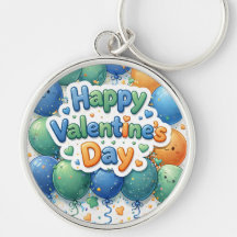 Happy Valentine’s Day Keychain | Romantic Love Key