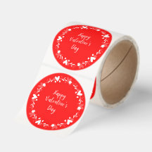 Happy Valentine’s Day Sticker Roll