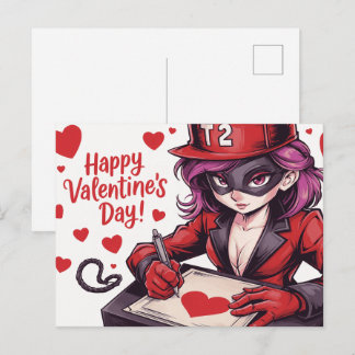 Happy Valentine’s Day Super-Héros -2 Vykort