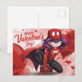 Happy Valentine’s Day Super-Héros -5 Vykort