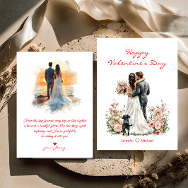 happy valentines day 2 photos illustration budget anteckningskort