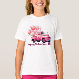 Happy Valentine's Day big rig  T Shirt