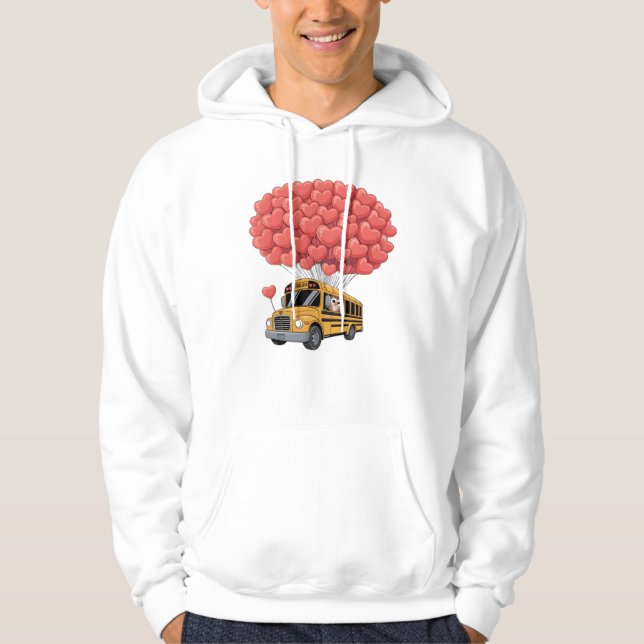 Happy Valentine's Day Bus with Owl Hoodie (Framsida)