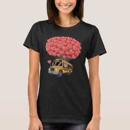 Happy Valentine's Day Bus with Owl T Shirt