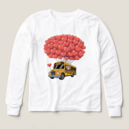 Happy Valentine's Day Bus with Owl T Shirt